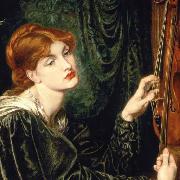 Dante Gabriel Rossetti, cropped version of Veronica Veronese